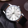 Men's Fashion Casual Simple Watches TOP Brand Unisex Sports Ultra Thin Leather Strap Watch Quartz Analog Wrist Watch Male Clock. 