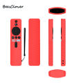 BeesClover Silicone Remote Control Protective Case Dust Cover With Lanyard Compatible For Mi Tv Stick 4k Tv Stick. 