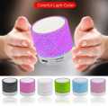 Mini Portable Bluetooth & Rechargeable Speaker with Light + SD Card + USB Supported Multi Color. 