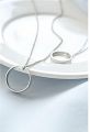 Best Friends Forever Ring Necklaces Couple Pendant. 