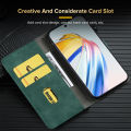 For Honor X9b and Magic6 Lite Wallet Card Slot Stand Book Cover For HonorX9b Magic 6 Lite Magic6Lite Skin Feel Leather Flip Case With Lanyard Drop Resistant. 