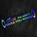 Racing Motorcycle Helmet Decal Racer Gives You Wings PULL BEAR Decal LOGO Sticker Car Accessories SHOE I K1K3 RF1200 X-14 X12. 