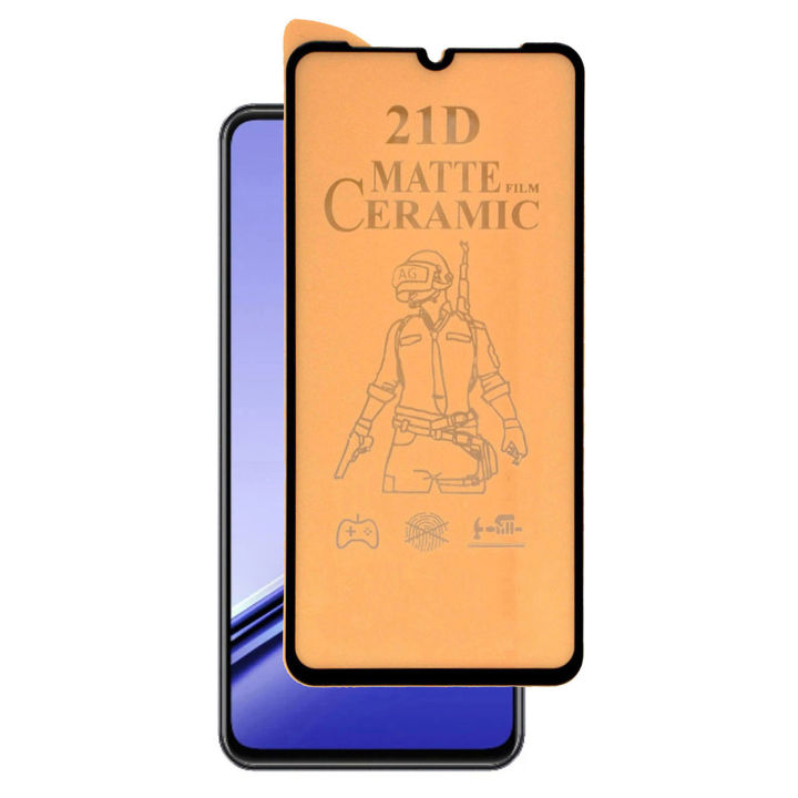 Realme Note 50 Ceramic Glass Ceramic Matte Glass Protector PUBG Gaming Unbreakable Anti-Shock Hybrid 9D/11D/21D For Realme Note 50