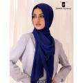 Chiffon Scarf/Stoler – Royal Blue By Double A Wears. 
