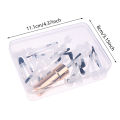 25Pcs/Box Disposable Nail Polish Brush Nail Polish Bottle Replacement Brush Nail Art Brush Liquid Applicators Manicure Tools ZHIYU. 