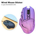 DIY Matte Mouse Sticker for Logitech G502 HERO Colorful PVC Frosted Texture Mouse Feet Film Mice Protective Cover for G502 HERO. 