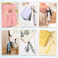 12Pcs Beaded Keychains in Bulk Kit Blank Keychain Making Supplies DIY Keychain Supplies Set for DIY Jewelry Making. 