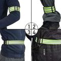 Safety Reflective Arm Wrist Band Belt Strap Sports Night Running Cycling Reflective Arm Band. 