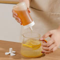 210/350Ml Upside Down Squeeze Sauce Bottle Ketchup Squeeze Bottle Transparent Plastic Sharp Mouth Food Grade Empty Bottle Kitchen Seasoning Tool 1Pcs. 