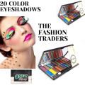 Glittery shimmery 20 colors Eyeshadow Palette professional bridal makeup kit. 