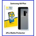 2Pcs Samsung Galaxy A8 Plus Back Matte Protector Soft Skin Sheet Soft Film Protection For Samsung Galaxy A8 Plus. 