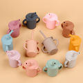Premium Silicone Baby Feeding Cup with Straw Lid, Leak-Proof & Portable Storage Container, Unisex 100ml -. 