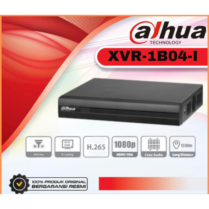 Smd Rafi Dvr DVR 4 Channel - DH-XVR1B04-I 2MP AI SMD PLUS 4CH XVR/DVR netlink.pk ...