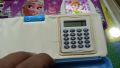 1 Button Pencil Box with Sharpener & Calculator  Double Sided Plastic Pencil Box Pack of 01 Pcs. 