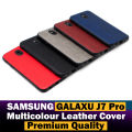 Samsung Galaxy J7 Pro Back Cover Multicolour Leather Case For Samsung Galaxy J7 Pro. 