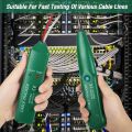 Cable Tracker, CJBIN Cable Break Detector, Robotic Lawnmower, Multifunctional Cable Checker Wire Cable Tester for Network Maintenance Collation, Telephone Line Tester, Continuity Tester, LAN Network. 