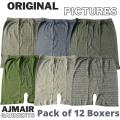 Ajmir Garments - Imported Pack Of 12 - Multi-Color Cotton Boxer For Men - Premium Quality". 