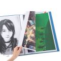 a3 information book 8 open folder transparent insert drawing sketch art album storage folder 8K storage book. 