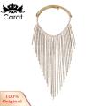 Carat Tassel Chain Veil Personalized Fashion Face Rhinestone Tassel Chain Veil. 