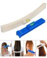 2 PCS Bang Cutting Tool Pack of 2 Bangs Cutting Tool - Beauty Clipper Fringe Hair Cutting Level Bangs Clipper Tool Guide for Layers - Bang Hair Trimmer. 