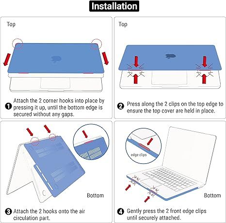 MacBook%20Pro%2014%20inch%20Hard%20Shell%20Case%20Model%20A2992%20and%20A2918%20M3/M3%20Pro/M3%20Max%20(2023)%20Release%20Crystal%20Clear%20-%20Image%205