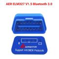 Aermotor Pic25k80 Chip V1.5 OBD2 Scanner Bluetooth 4.0 ELM327 Scanner Car Fit for All OBDII Protocols Android IOS Torque ELM 327 Scanner. 