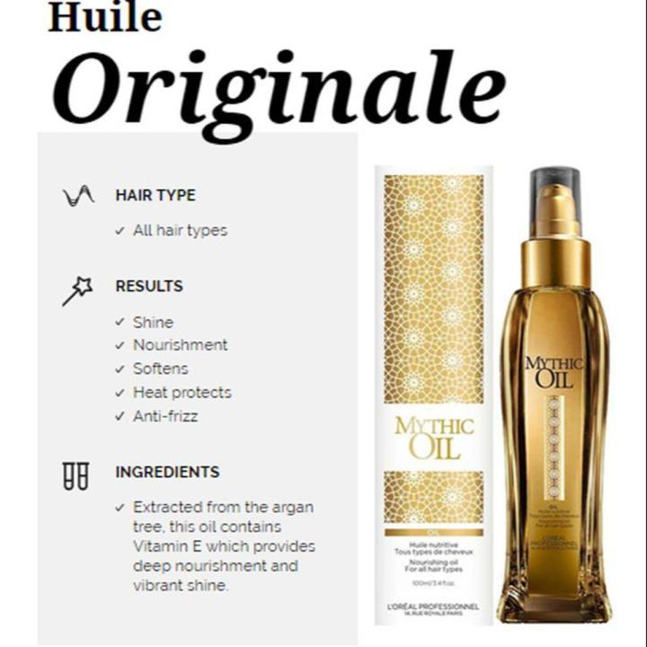 Origin Professionnel Mythic Hair Oil Huile Originale Nourishing Oil - 100ml
