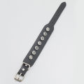 Gothic Spike Bracelet Black Wide PU Leather Bracelet for Women Men Girl Cuff Bangle Studded Wristband Unisex Jewelry. 
