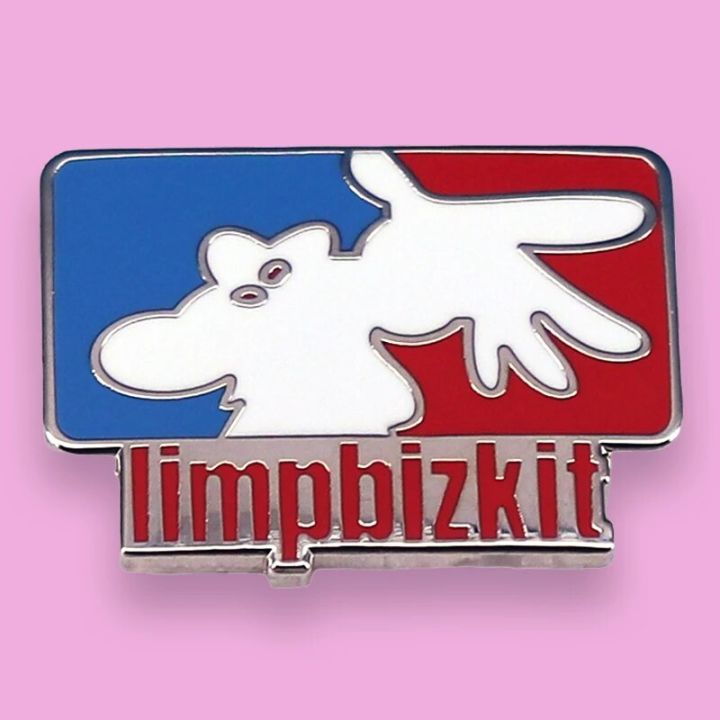Rock Limp Bizkit Band Spiral Brooches Enamel Pin Brooch Badge Lapel Pins Hard Metal Alloy Jacket Decoration Ornaments Jewelry
