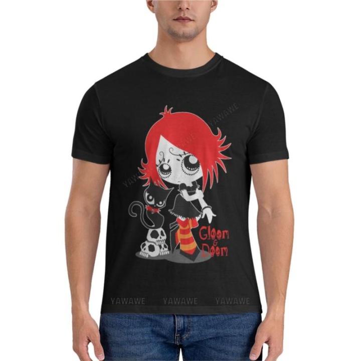Summer t-shirt men Ruby Gloom and Doom KittyEssential T-Shirt mens clothing man clothes Cottom mens t-shirt