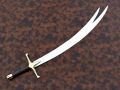 Decoration handmade zulfiqar steel sword. 
