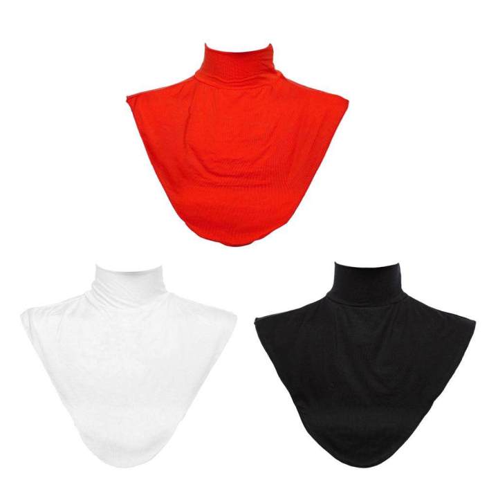 Fake Collar Turtleneck Top Half Blouse Clothing Accessories