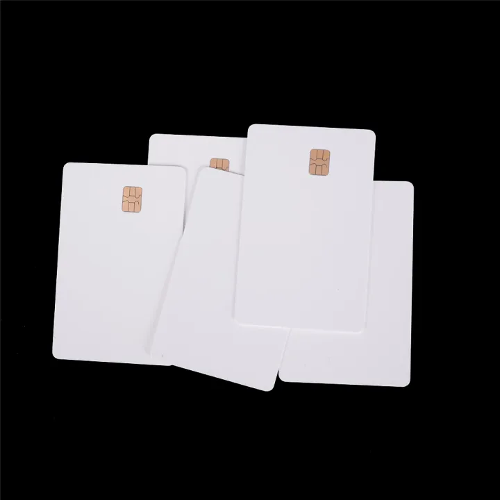 New%205%20Pcs%20ISO%20PVC%20IC%20With%20SLE4442%20Chip%20Blank%20Smart%20Card%20Contact%20IC%20Card%20Safety%20White%20Cuilei%20-%20Image%202