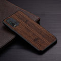 Case for Xiaomi Redmi 9T funda bamboo wood pattern Leather phone cover Luxury coque for xiaomi redmi 9t case capa. 