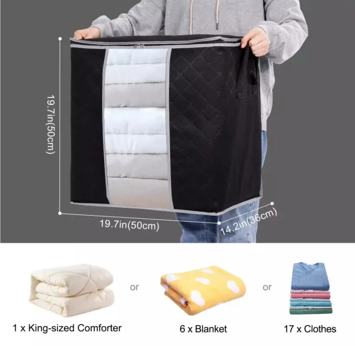Pack%20Of%203%20New%20Waterproof%20Home%20Storage%20Bag%20foldable%20non%20woven%20%20Oxford%20Cloth%20Bedding%20Suits%20Pillows%20Closet%20Organizer%20bags%20Organizer%20Zipper%20Bag%20TOPSKY%20space%20saver%20boxes%20-%20PFM%20-%20Image%205