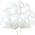100 pc Balloons Blue & White Combo Birthday Balloons Shiny Balloons Birthday & Party Balloons Birthday Decorations. 