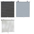 LE Blackout Blind Shade With Suction Cups Roller Window Shades Temporary Portable Window Cover Curtain 49.12 x 22.79 Inches. 