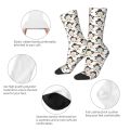 Funny Happy Sock for Men Pingu Harajuku Penguin Animal Quality Pattern Printed Crew Sock Casual Gift. 