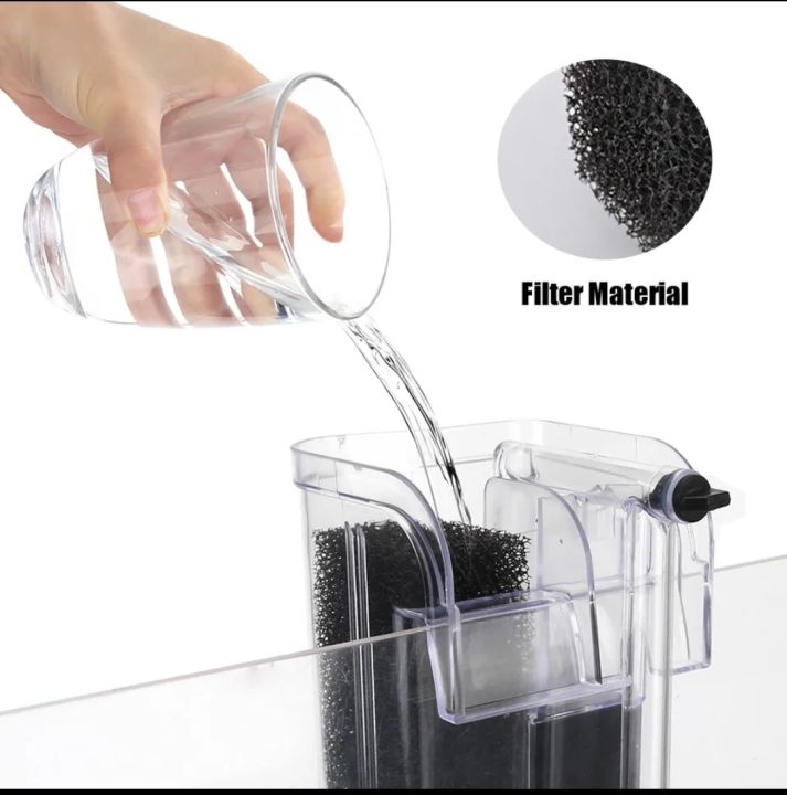 External%20Filter%20Aquarium%20Acrylic%20Backpack%20Filter%203-in-1%20Waterfall%20Hang%20On%20Filter%20Aquarium%20with%20Filter%20Cotton%20for%20Water%20Circulation%20Transparent%203W%20-%20Image%206