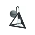 Wall Mounted Triangle Light - Industrial Wall Lamps, Bathroom Wall Mount Lighting Fixture, Adjustable Farmhouse Single Wall Socket Mirror Light for Entry Hallway Bedroom (Bulb Not Included). 