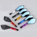2pc/set Motorcycle Rear View Mirror Rizoma Alloy CNC Racing Side Mirror universal for All Motorcycle. 