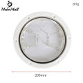 MeterMall Round Deck Plate Marine Boat Hatch Round Inspection ABS Deck Plate Hatch Access Boat Inspection Hatch Cover Plate For Boat Marine Yacht Truck RV. 