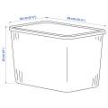 IKEA Storage Box Light Blue Color. 