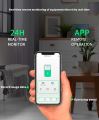 WIFI Smart Circuit Breaker With Metering 63A Wireless Remote Control Switch by APP Voltage Kwh Meter Time Relay Loop Timing Wifi Circuit Breaker Smart Breaker Wifi Breaker. 