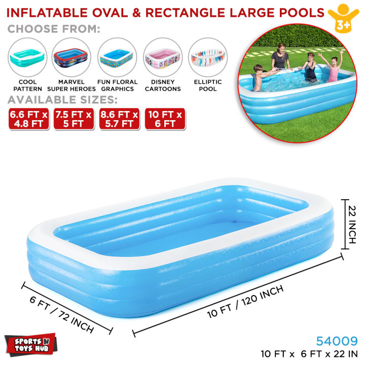 Bestway%20Rectangle%20&%20Oval%20Family%20Inflatable%20Pool%20Collection,%20Large%20Pool%20for%20Family%20Swimming,%20Air%20Inflation%20Pools%20For%20Children,%20Heavy%20Duty%20Vinyl%20Deep%20Swimming%20Pool%2054005%2054006%2054009,%2020%20&%2022%20Inch%20Depth,%207ft%208%20foot%2010%20feet%20Big%20Summer%20Water%20Imported%20Pools%20-%20Image%202