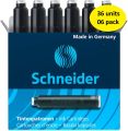 Schneider Ink Cartridges (36 ink cartridges) International Standard size - Compatible with Schneider, Caran d'Ache, Diamine, Faber-Castell, Kaweco, Mont Blanc, Pelikan, Rotring & More. 