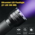 Light-weight Uv Flashlight With Shoulder Strap Pet Urine Stain Detector Multi-functional Tools For Home Outdoor Activities. 