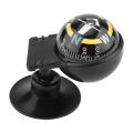 1pc car Plastic Di tal Dash Mount Compass Ball Na tion Hiking Direction Pointing Guide Car Truck Boat Marine Adjustable. 