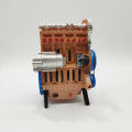 For Assembly car Realistic Educational Best gift Mini engine model Miniature size Resin ornaments Inline four- engine for Hobbyist Collectors Engine enthusiasts Home decoration Educational toys. 