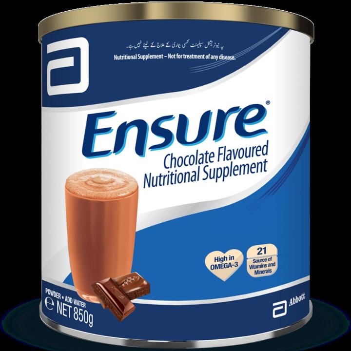 lfatah Mall - ENSURE MILK POWDER CHOCOLATE 850 GM